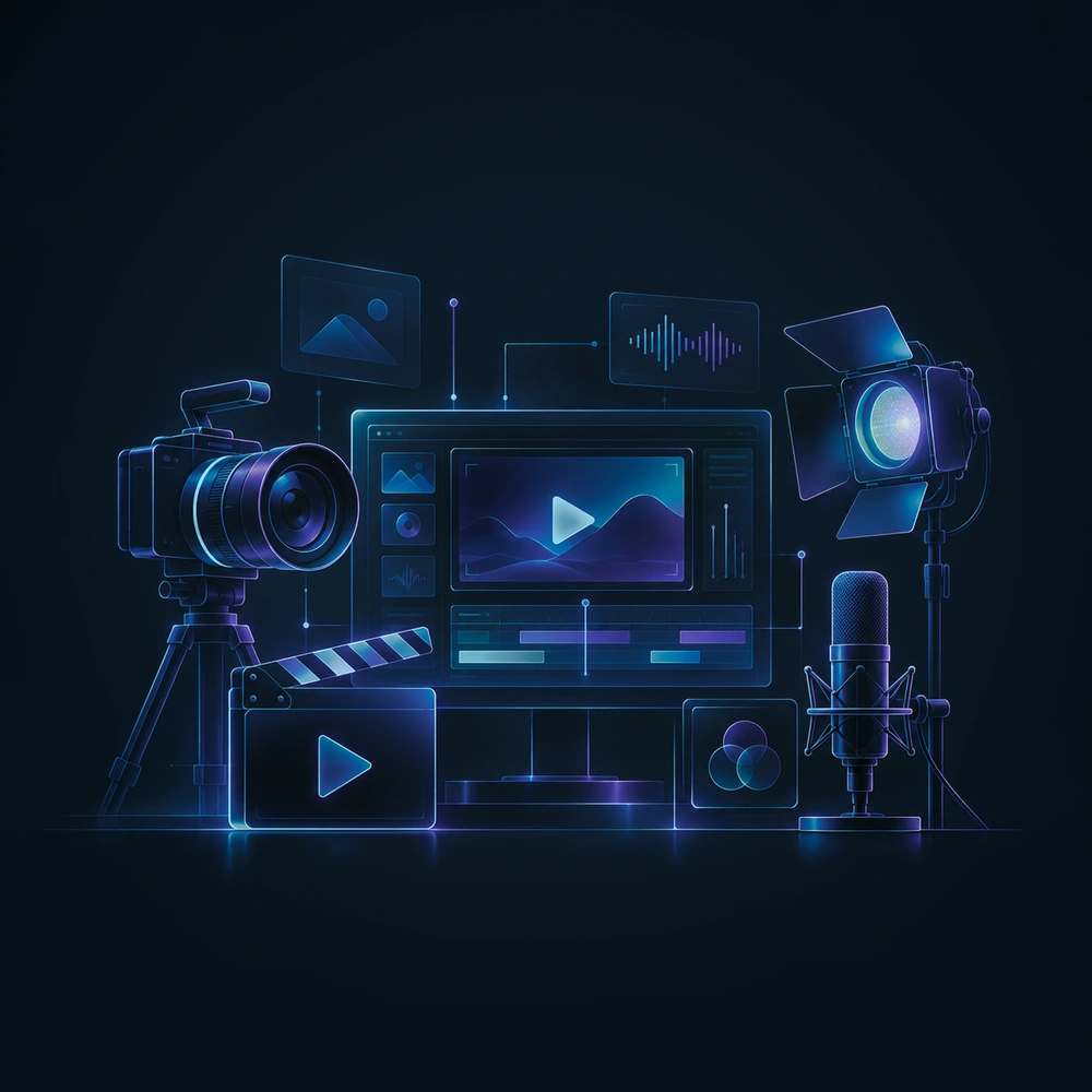 Studio services illustration