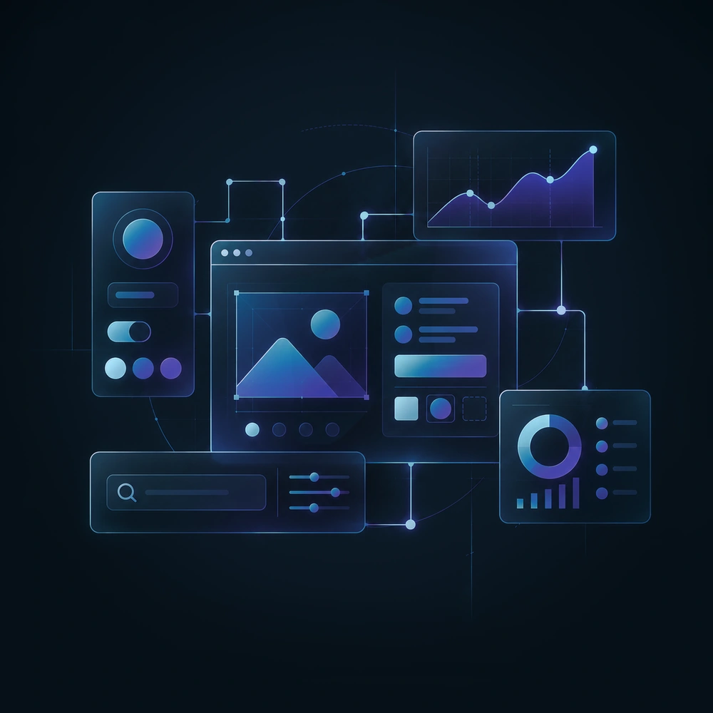 User interface design illustration