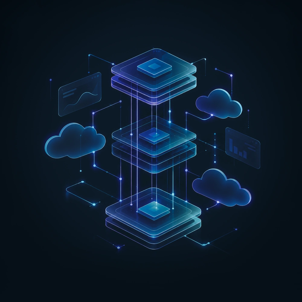 Shopify Plus and headless architecture illustration