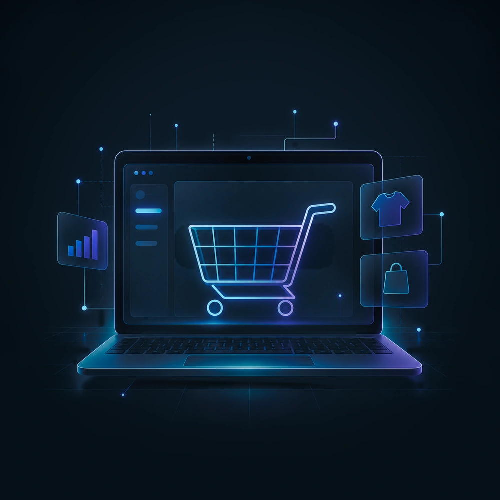 Custom Shopify theme development illustration